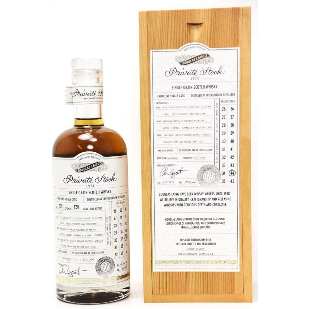 Invergordon 1974 Douglas Laing 44 Year Old - 70cl 42.4% - The Really Good Whisky Company