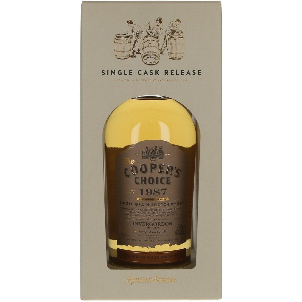 Invergordon 30 Year Old 1987 (cask 88796) The Cooper's Choice - 70cl 49.5% - The Really Good Whisky Company