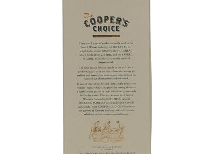 Invergordon 30 Year Old 1987 (cask 88796) The Cooper's Choice - 70cl 49.5% - The Really Good Whisky Company