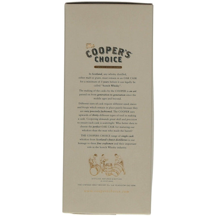 Invergordon 30 Year Old 1987 (cask 88796) The Cooper's Choice - 70cl 49.5% - The Really Good Whisky Company