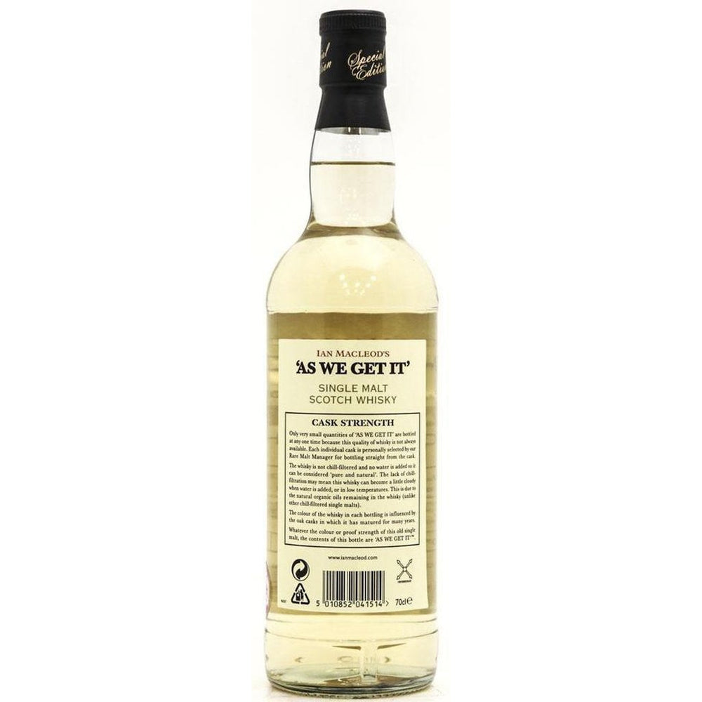 Islay Single Malt - As We Get It (Ian Macleod) - 70cl 60.6% - The Really Good Whisky Company