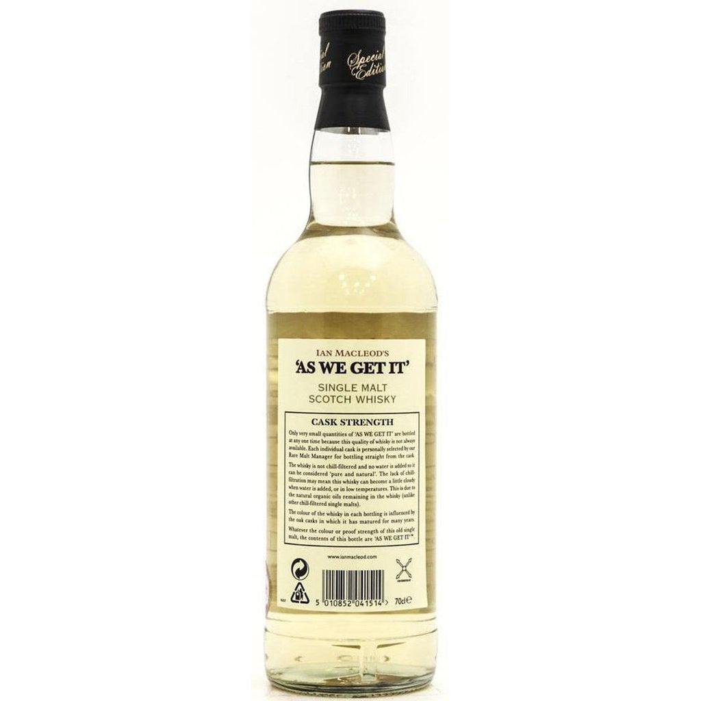 Islay Single Malt - As We Get It (Ian Macleod) - 70cl 60.6% - The Really Good Whisky Company