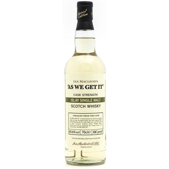 Islay Single Malt - As We Get It (Ian Macleod) - 70cl 60.6%