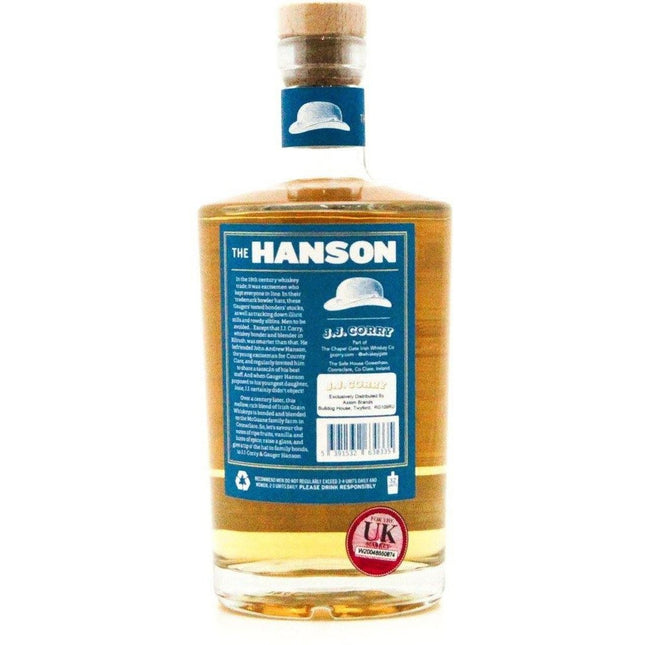 J.J. Corry The Hanson Batch 2 - 70cl 46% - The Really Good Whisky Company