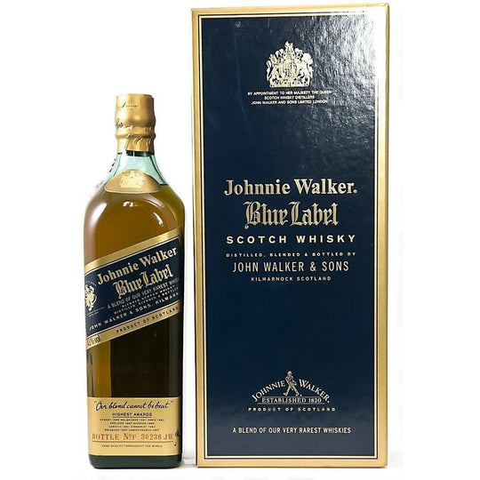Johnnie Walker Blue Label old presentation