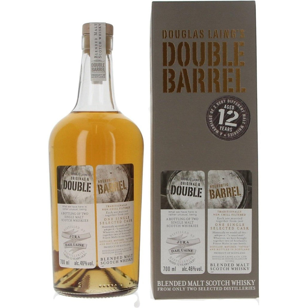 Jura and Dailuaine 12 Year Old Double Barrel (Douglas Laing) - 70cl 46% - The Really Good Whisky Company