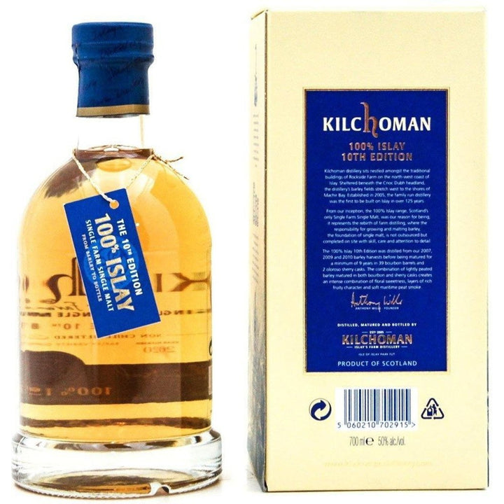 Kilchoman 100% Islay (10th Edition) - 70cl 50% - The Really Good Whisky Company