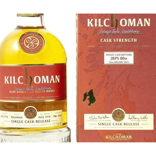 Kilchoman 2006-2014 - Private Cask Bottling, Single Malt Whisky - The Really Good Whisky Company