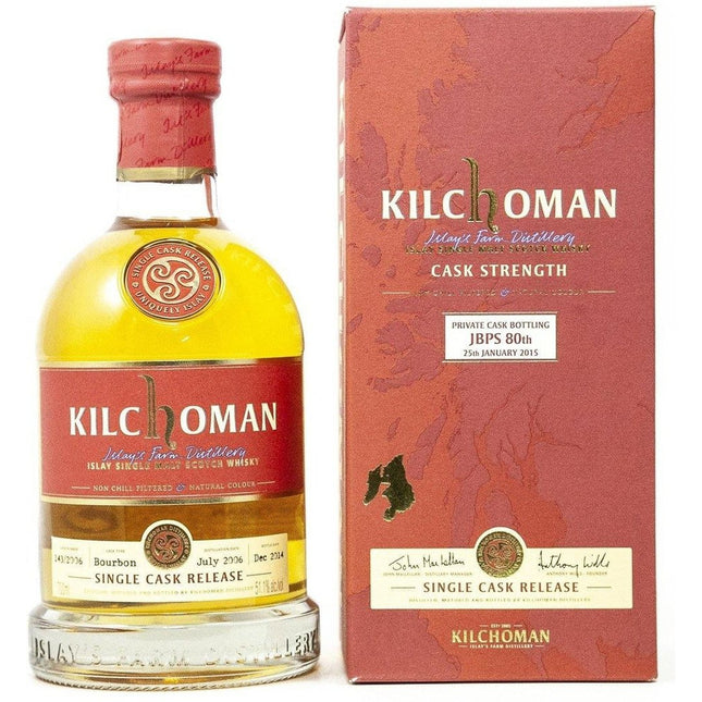 Kilchoman 2006-2014 - Private Cask Bottling, Single Malt Whisky - The Really Good Whisky Company