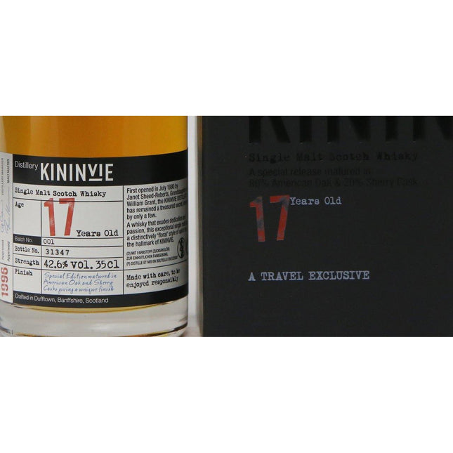 Kininvie 17 Year Old 1996 Batch #1 Whisky - The Really Good Whisky Company