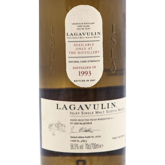 Lagavulin Distillery Exclusive Single Malt | Feis Ile 2007 - 1993 - The Really Good Whisky Company
