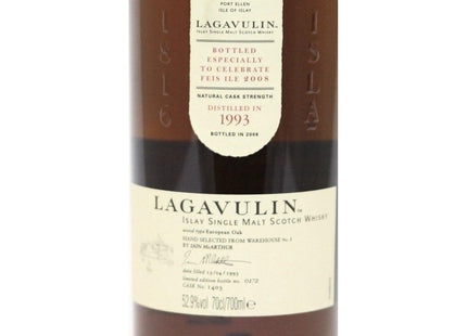 Lagavulin Feis Ile 2008 Bottling Single Malt Scotch | 1993 - The Really Good Whisky Company