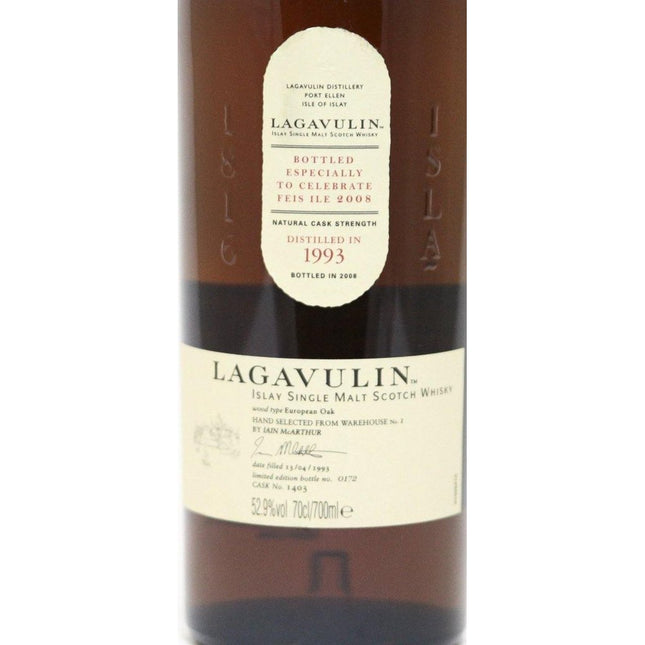 Lagavulin Feis Ile 2008 Bottling Single Malt Scotch | 1993 - The Really Good Whisky Company