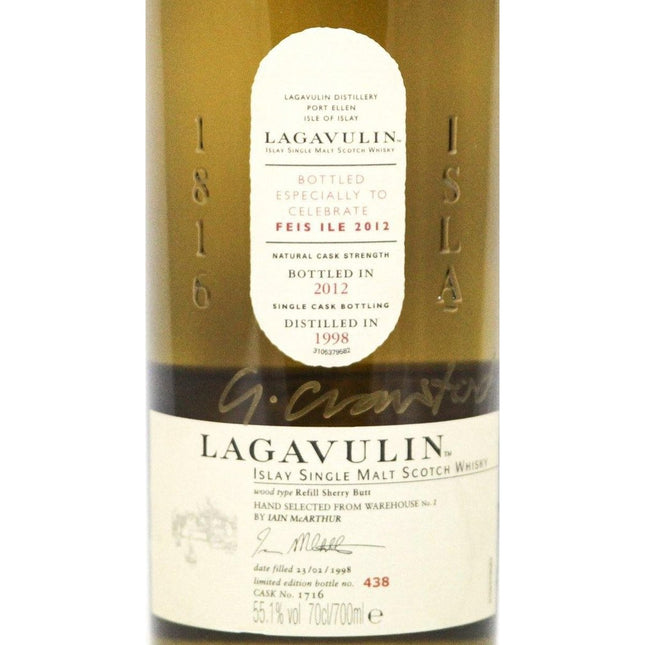 Lagavulin Feis Ile 2012 Bottling Single Malt Whisky | 1998 - The Really Good Whisky Company
