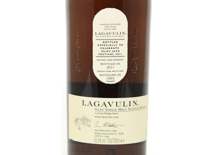 Lagavulin Islay Jazz Festival 2011 Single Cask Bottling 1993 - The Really Good Whisky Company