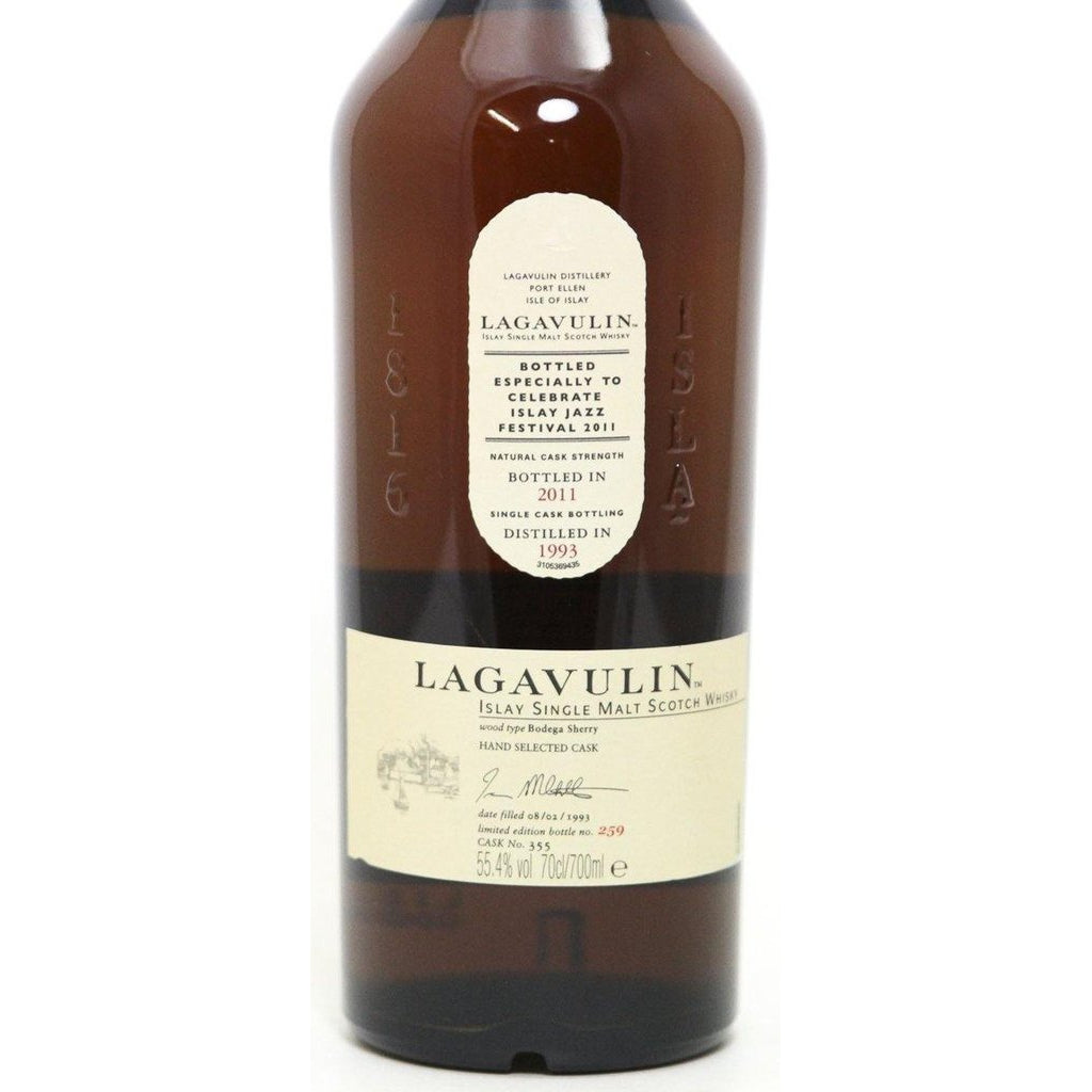 Lagavulin Islay Jazz Festival 2011 Single Cask Bottling 1993 - The Really Good Whisky Company