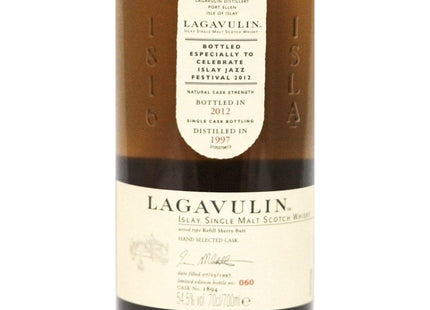 Lagavulin Islay Jazz Festival 2012 Single Cask Bottling 1997 - The Really Good Whisky Company