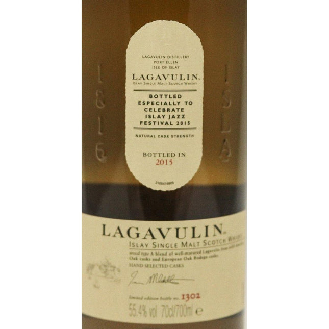 Lagavulin Jazz Festival 2015 Single Malt Scotch Whisky - 70cl 55.4% - The Really Good Whisky Company