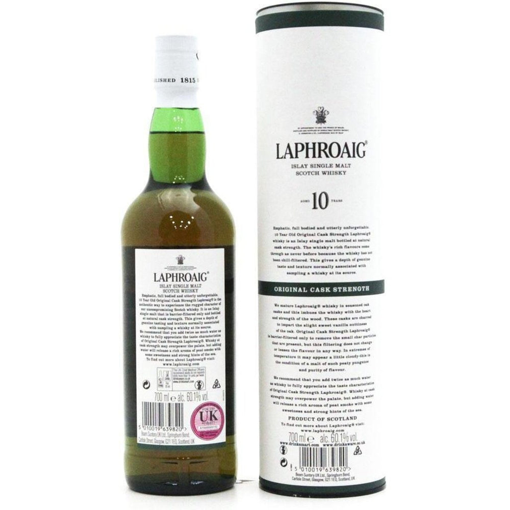 Laphroaig 10 Year Old Cask Strength Bottled 2020 - 70cl 60.1% - The Really Good Whisky Company