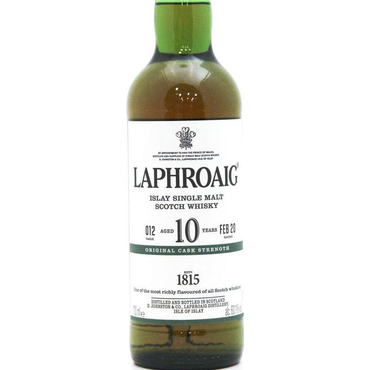 Laphroaig 10 Year Old Cask Strength Bottled 2020 - 70cl 60.1% - The Really Good Whisky Company