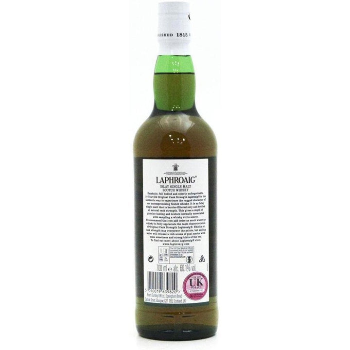 Laphroaig 10 Year Old Cask Strength Bottled 2020 - 70cl 60.1% - The Really Good Whisky Company