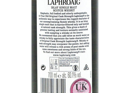Laphroaig 10 Year Old Cask Strength Bottled 2020 - 70cl 60.1% - The Really Good Whisky Company