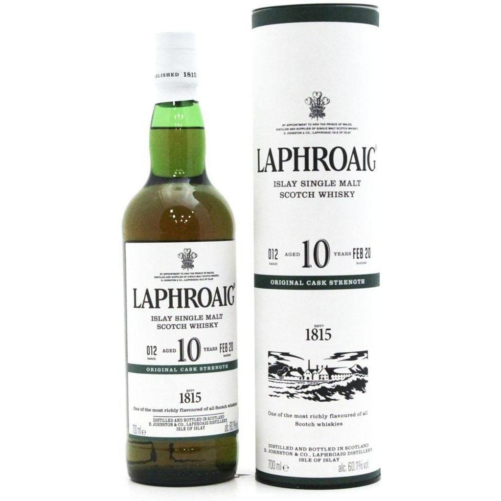 Laphroaig 10 Year Old Cask Strength Bottled 2020 - 70cl 60.1% - The Really Good Whisky Company