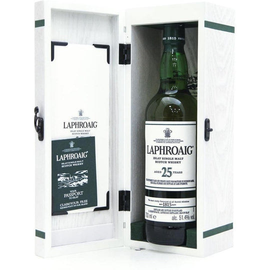 Laphroaig 25 Year Old Cask Single Malt Scotch Whisky - 70cl 49.8%