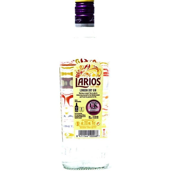 Larios Ginebra Mediterránea (Dry Gin) - 70cl 37.5%