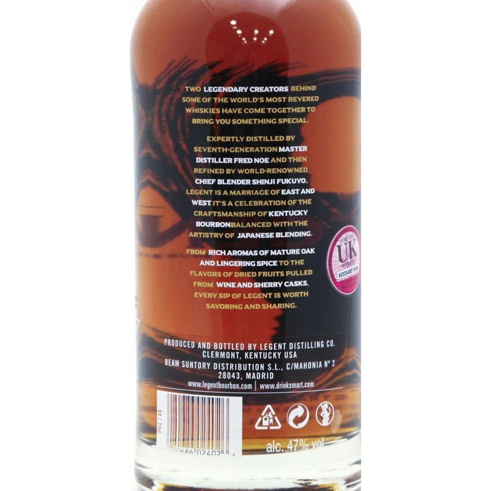 Legent Bourbon 70cl 47% - The Really Good Whisky Company