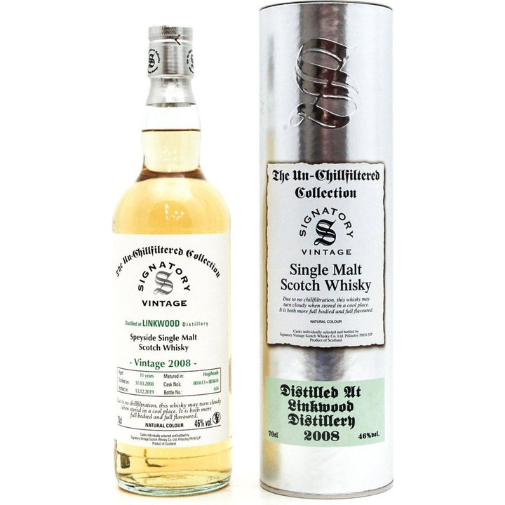 Linkwood 2008 11 Year Old Signatory Vintage - 70cl 46%