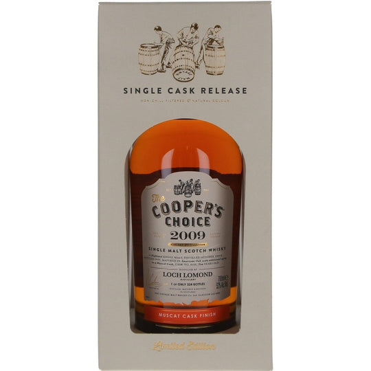 Loch Lomond 10 Year Old 2009 The Cooper's Choice Single Malt Scotch Whisky - 70cl 52%