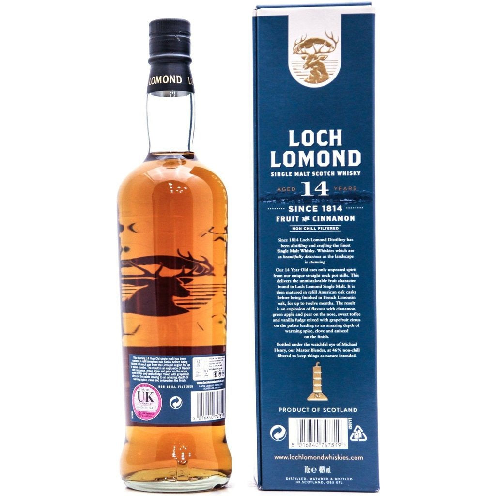 Loch Lomond 14 Year Old Single Malt Scotch Whisky - 70cl 46%