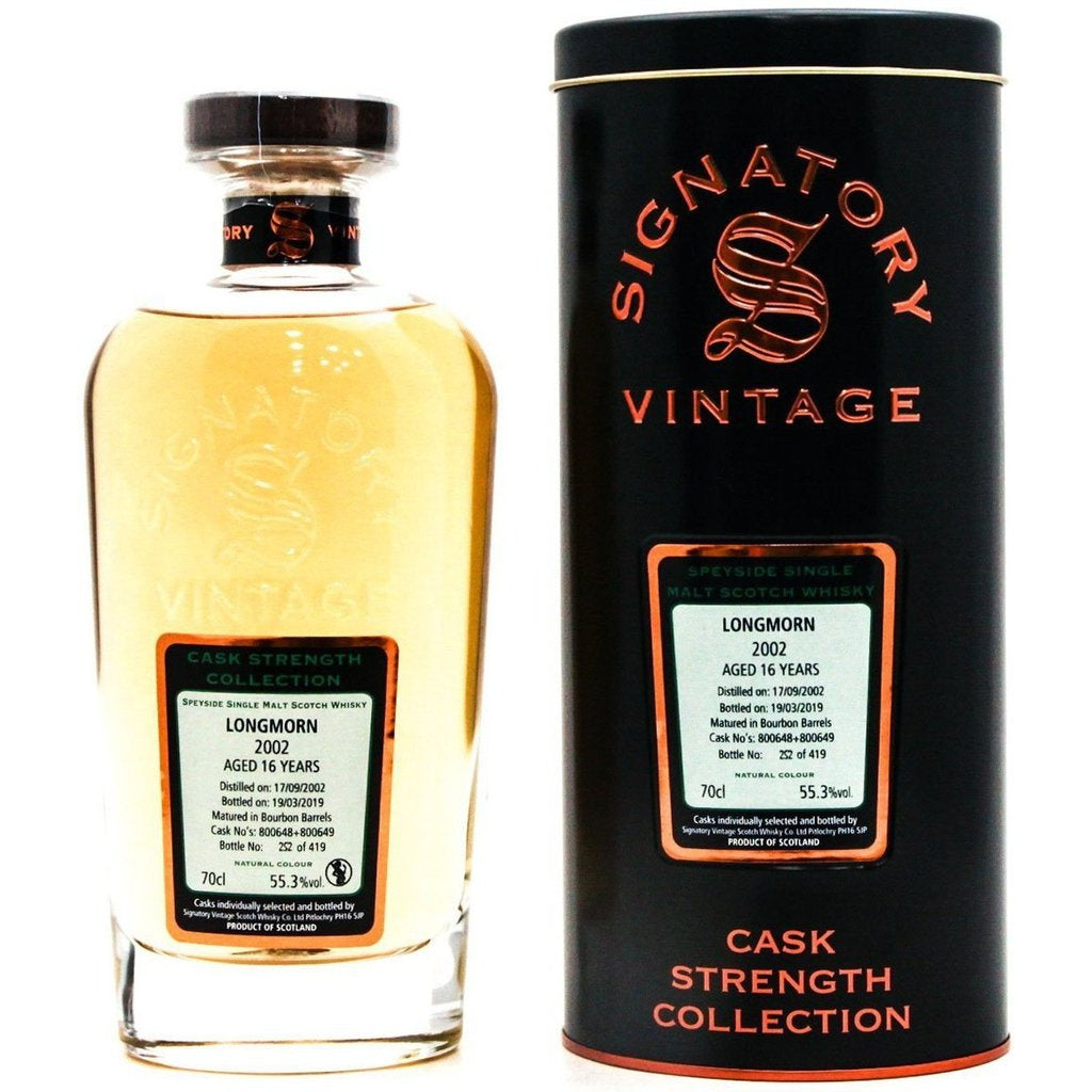 Longmorn 2002 16 Year Old Signatory Vintage - 70cl 55.3%