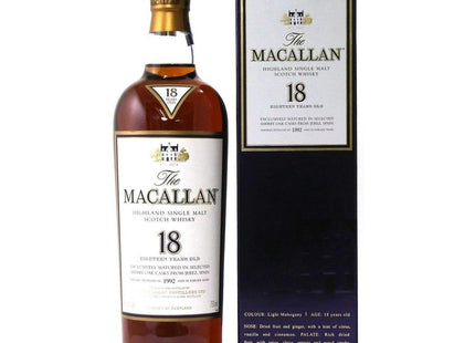 Macallan 18 Year Old 1992 Whisky - The Really Good Whisky Company