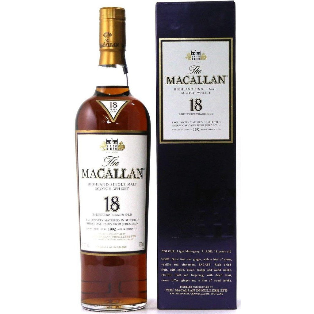 Macallan 18 Year Old 1992 Whisky - The Really Good Whisky Company