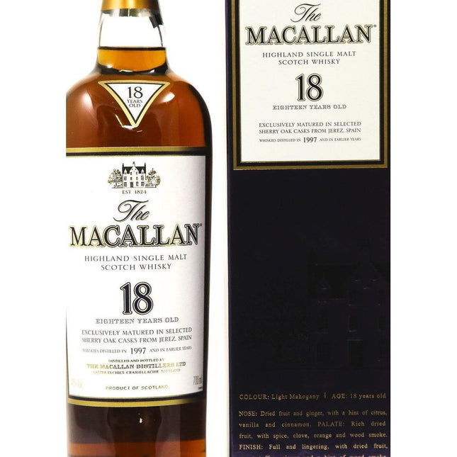 Macallan 18 Year Old 1997 Whisky - The Really Good Whisky Company