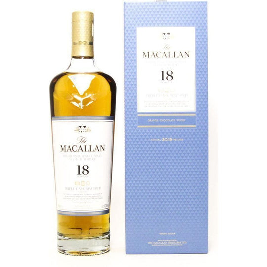 Macallan 18 Year Old Triple Cask 2019 Annual Release Single Malt Scotch Whisky - 70cl 43%