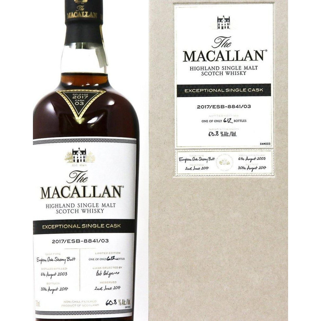 Macallan 2003/Exceptional Single Cask Whisky - The Really Good Whisky Company