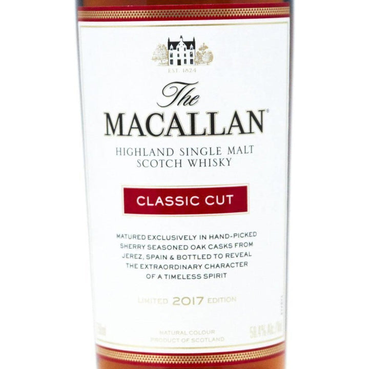 Macallan Classic Cut 2017 Release Whisky - The Really Good Whisky Company