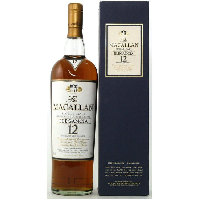 Macallan Elegancia 12 Year Old - 1992 Single Malt Scotch Whisky - The Really Good Whisky Company