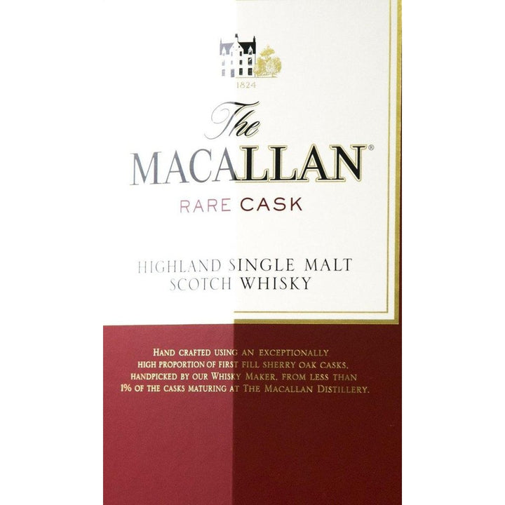 Macallan Rare Cask - Red / 1824 Master Series Whisky - The Really Good Whisky Company