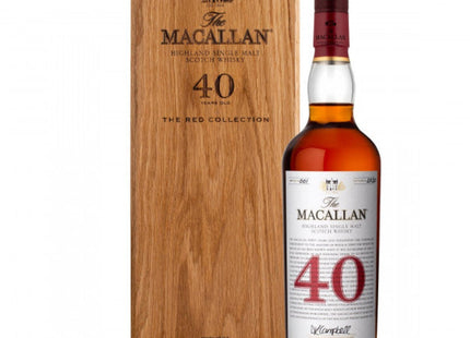 Macallan 40 Year Old Red Collection Single Malt Scotch Whisky - 70cl 48.1%