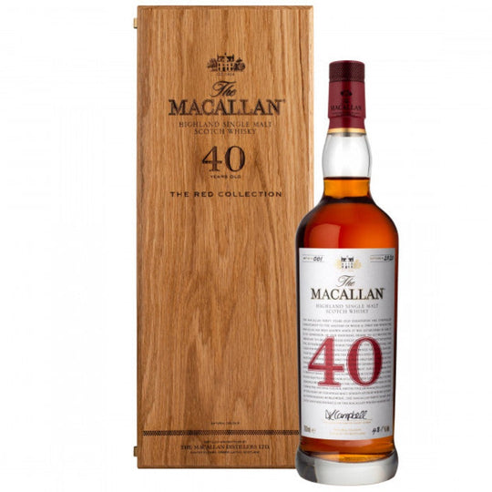 Macallan 40 Year Old Red Collection Single Malt Scotch Whisky - 70cl 48.1%