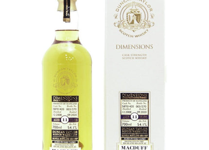 Macduff 11 year Old 2008 Cask Strength Dimensions (Duncan Taylor) - 70cl 54.1%