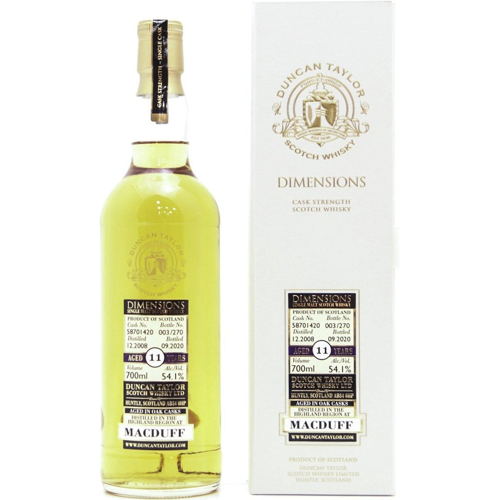 Macduff 11 year Old 2008 Cask Strength Dimensions (Duncan Taylor) - 70cl 54.1%