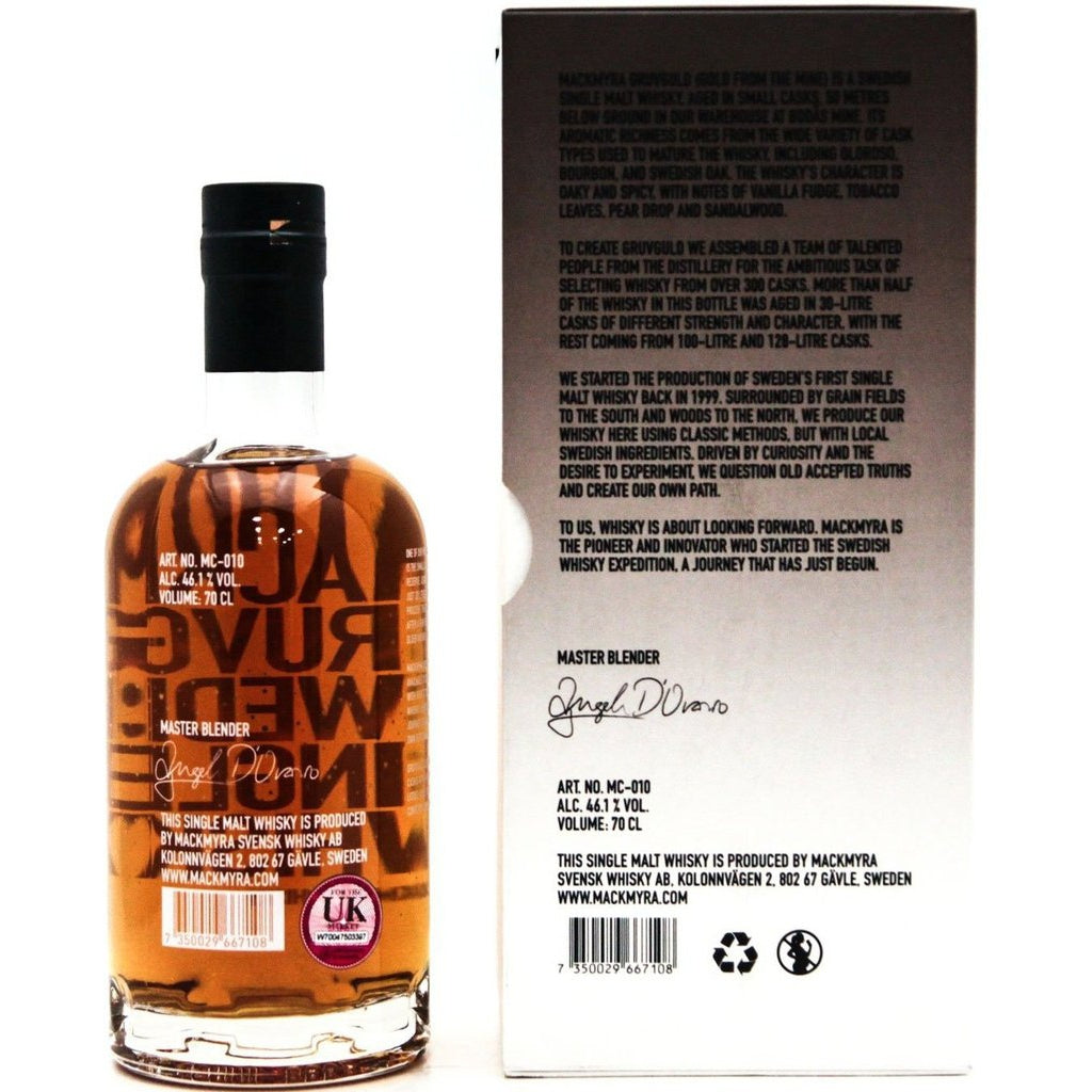 Mackmyra Gruvguld - 70cl 46.1%