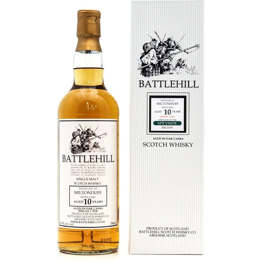 Miltonduff 10 Year Old 2009 Battlehill (Duncan Taylor) - 70cl 46%