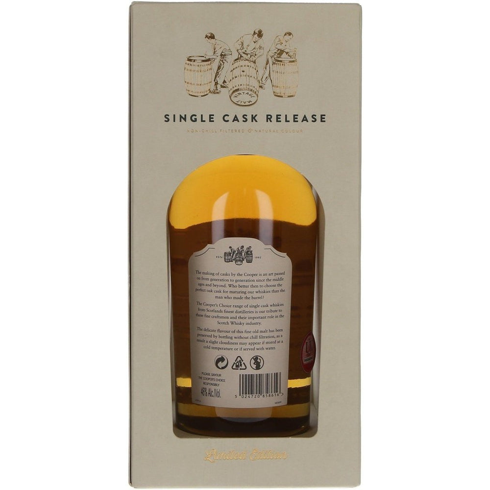 Miltonduff 8 Year Old 2009 (cask 9091) The Cooper's Choice - 70cl 46% - The Really Good Whisky Company