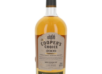 Miltonduff 8 Year Old 2009 (cask 9091) The Cooper's Choice - 70cl 46% - The Really Good Whisky Company